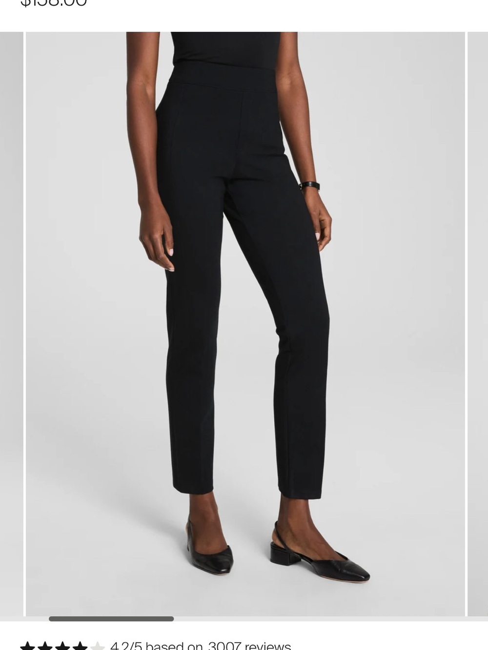 SPANXsupersmooth® PerfectFit Ponte Slim Straight Pant Small Tall